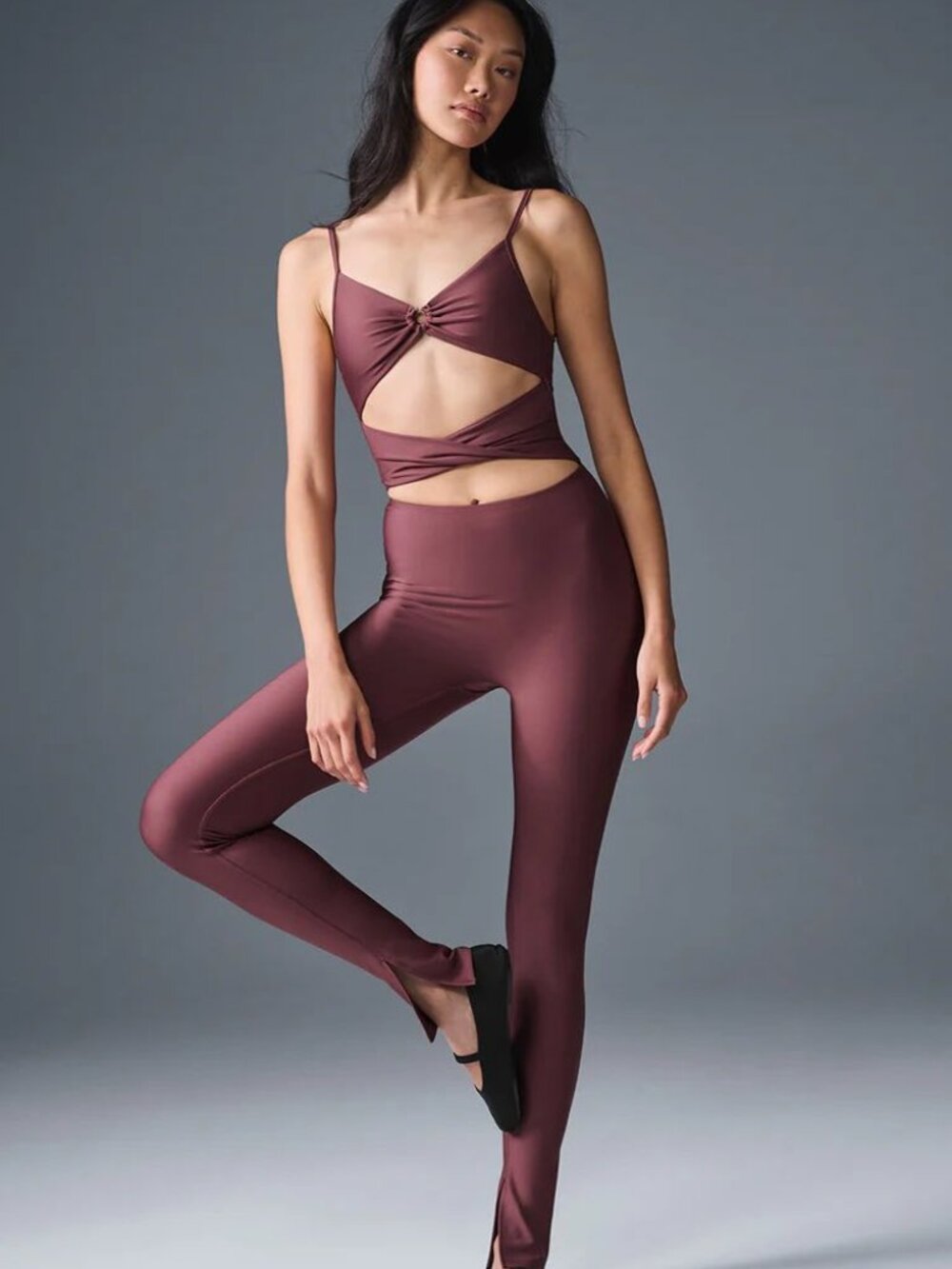 WANT TO BUY Alo burgundy truffle a list onesie size xs